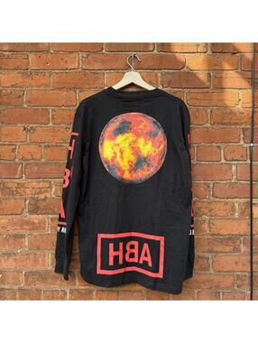 hood by air burnt planet long sleeve t shirt